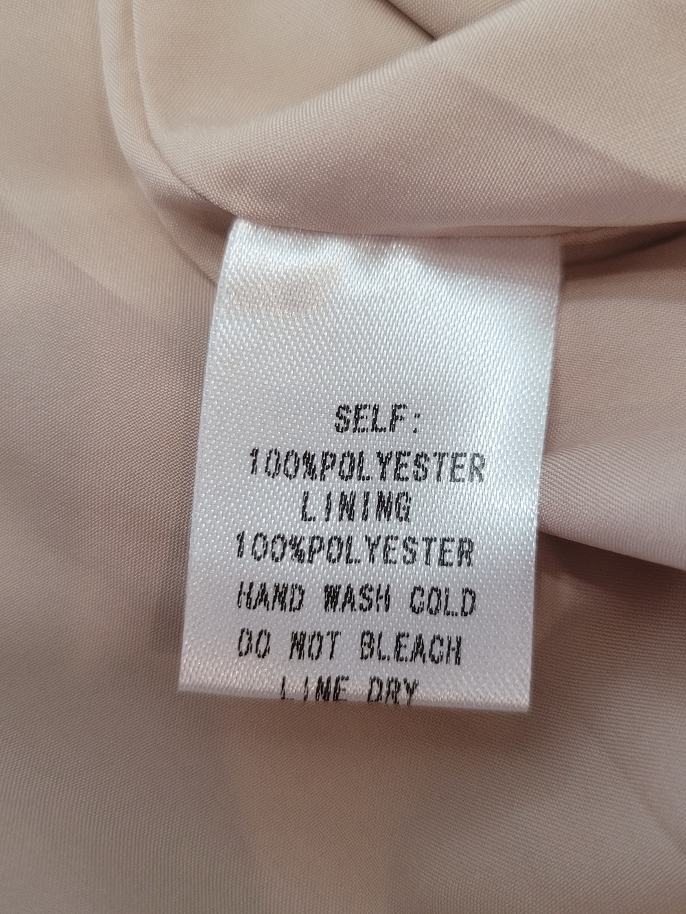 Fore Womens Belted Trench Coat - Beige Size L - Picture 10 of 10